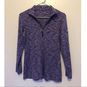 Columbia Heathered Purple Pullover